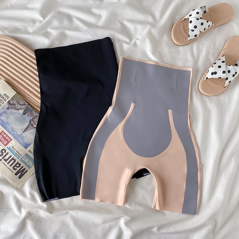 网红悬浮裤收腹提臀裤美体塑型无痕安全裤女春季韩版ins 肤色 m码建议