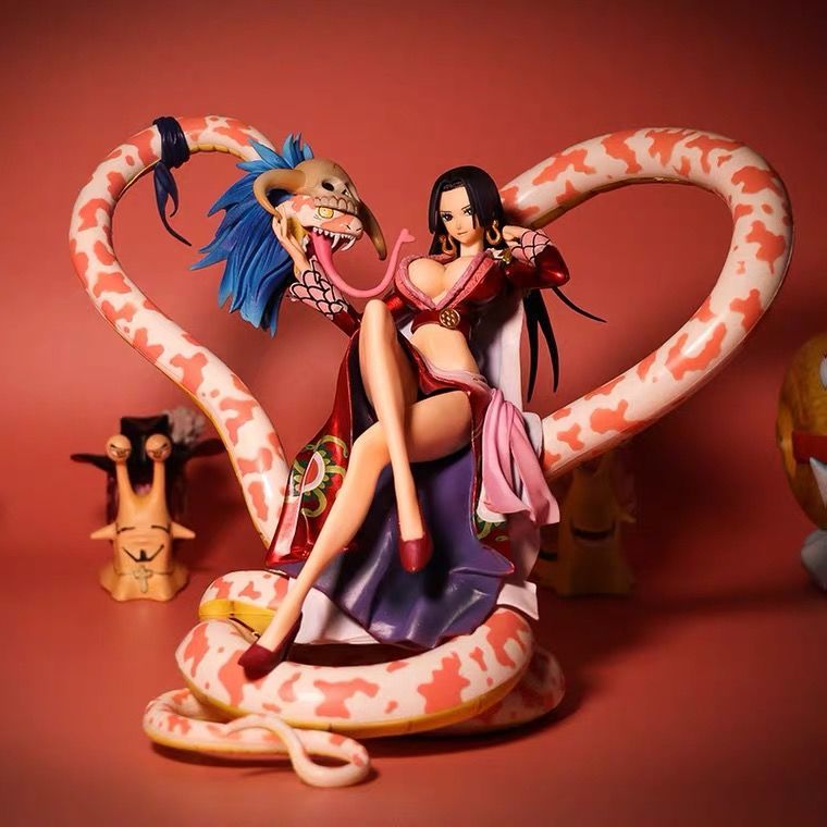 海贼王大蛇女帝汉库克摆件巨大动漫模型礼物 蛇女帝22cm【图片 价格