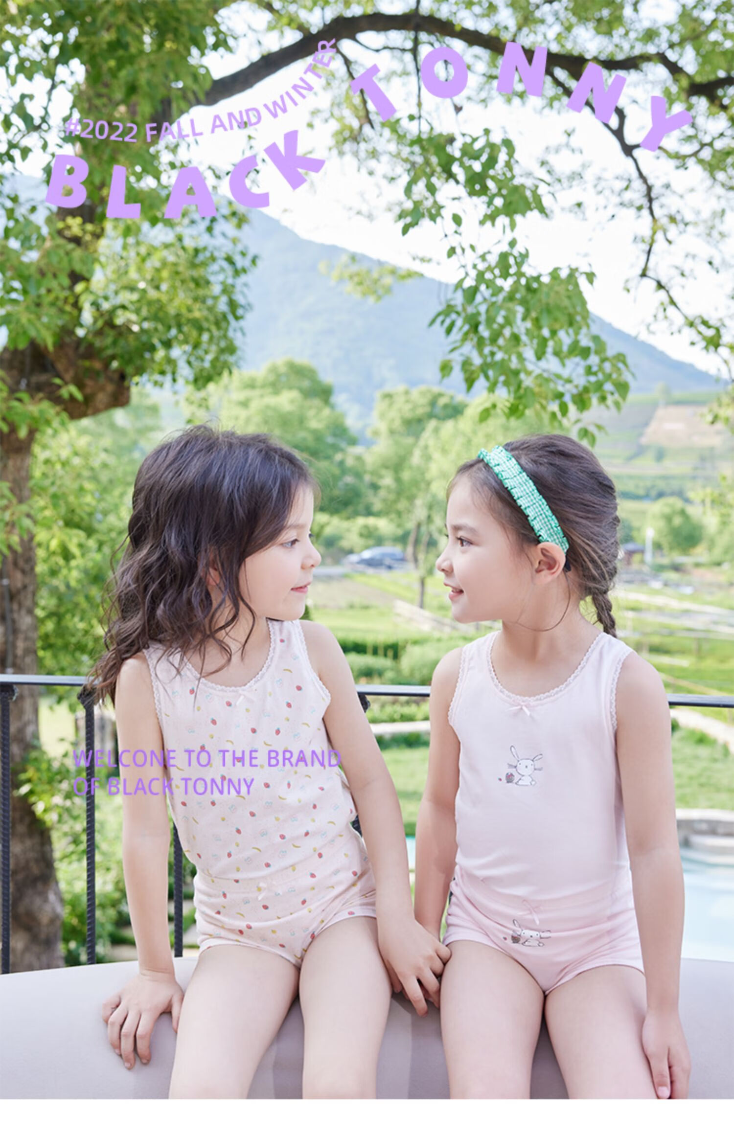 小黑托尼内裤小黑托昵纯棉女童内裤儿童平角裤宝宝小女孩儿童内裤小黑