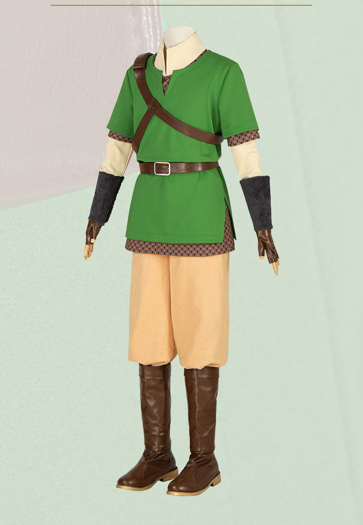 塞尔达传说黄昏公主cos天空之剑林克cosplay游戏服装 t恤90元 xs