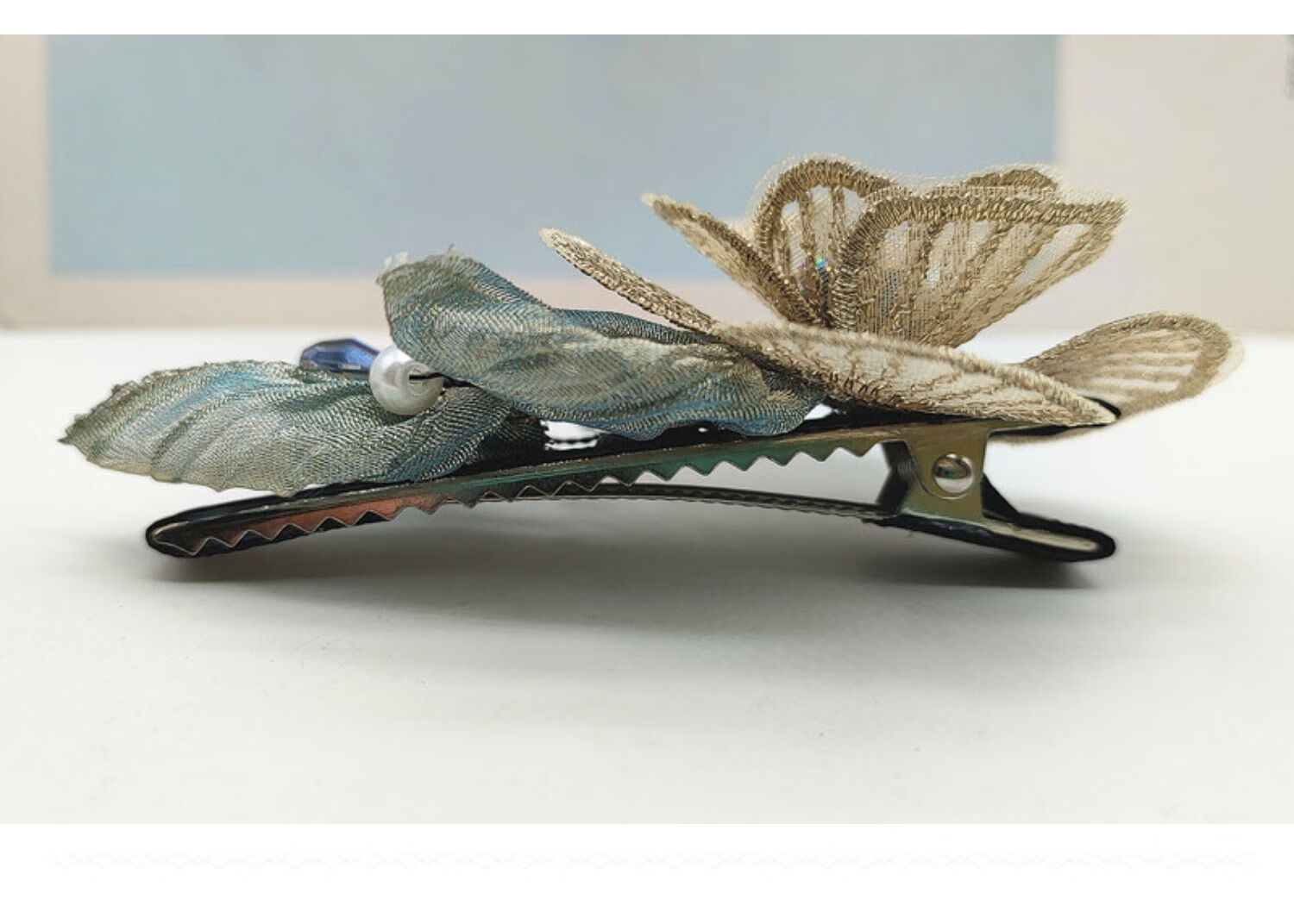 中年妈妈发夹中年发夹妈妈优雅大气头花头饰夹子后脑勺盘发卡子鸭嘴夹