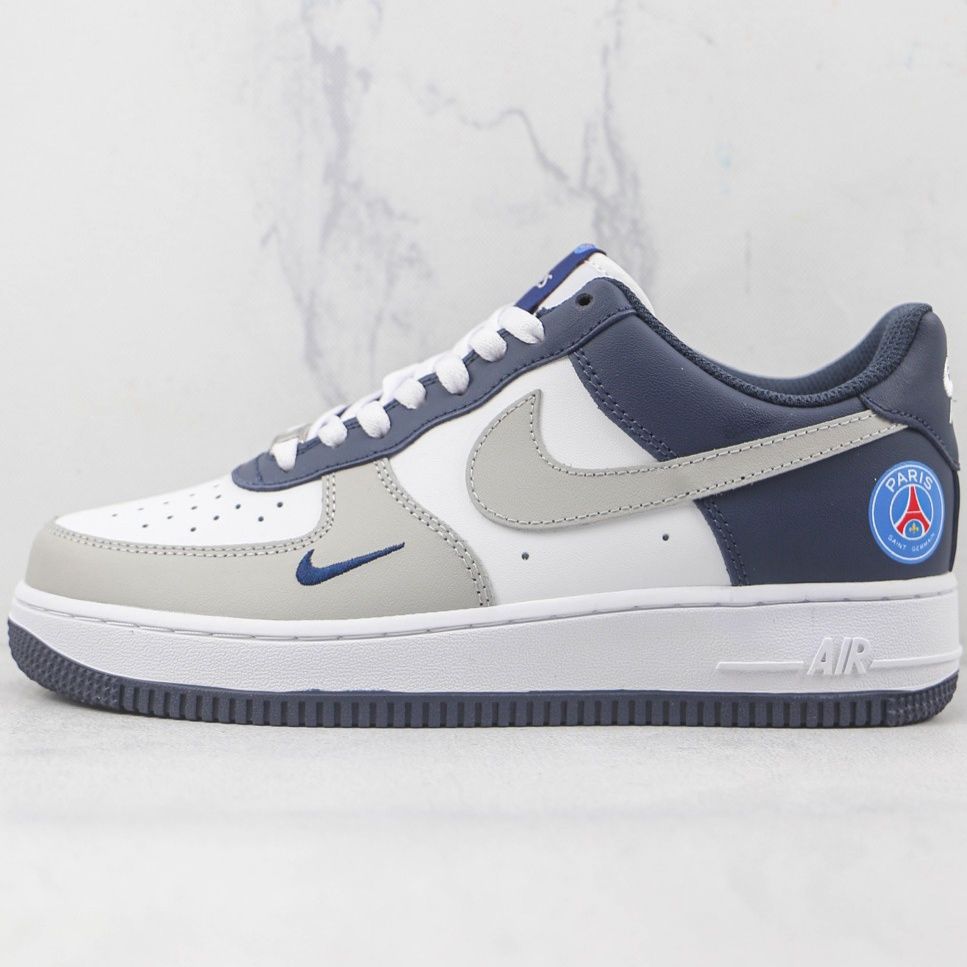 莆田高品质新款af1空军一号巴黎铁塔内置蜂窝气垫休闲运动白搭板鞋高