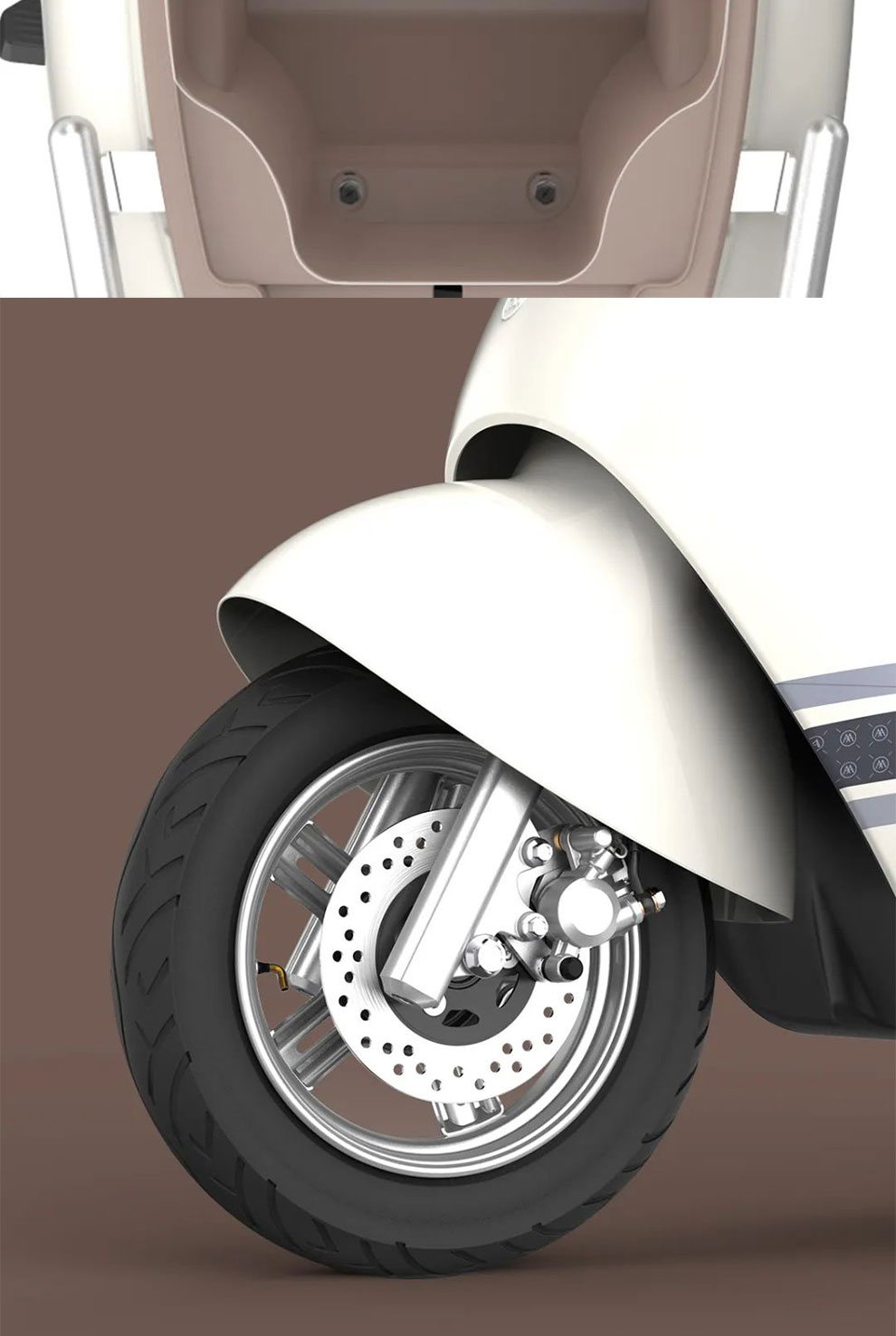 爱玛aima露娜w390电动摩托车长续航60v电瓶车石墨烯豪华电动车引擎max