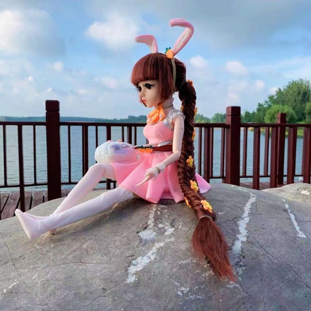 小五芭比娃娃斗罗大陆小兔舞柔骨兔公主女孩生日礼物创意手工玩具60