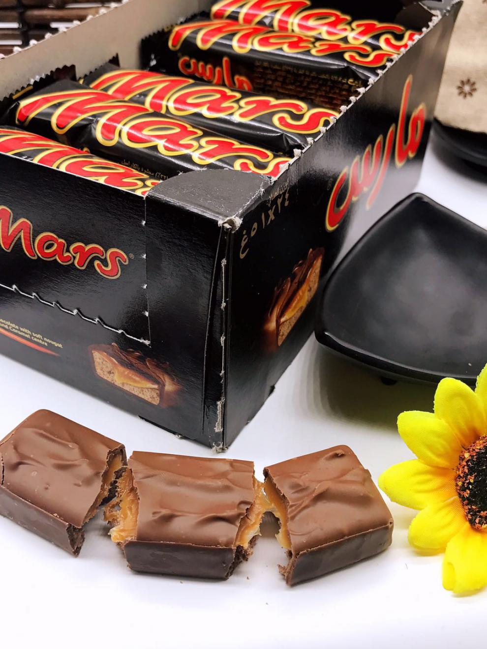 5折mars巧克力milkchocolate埃及焦糖夹心1黑色40g24条
