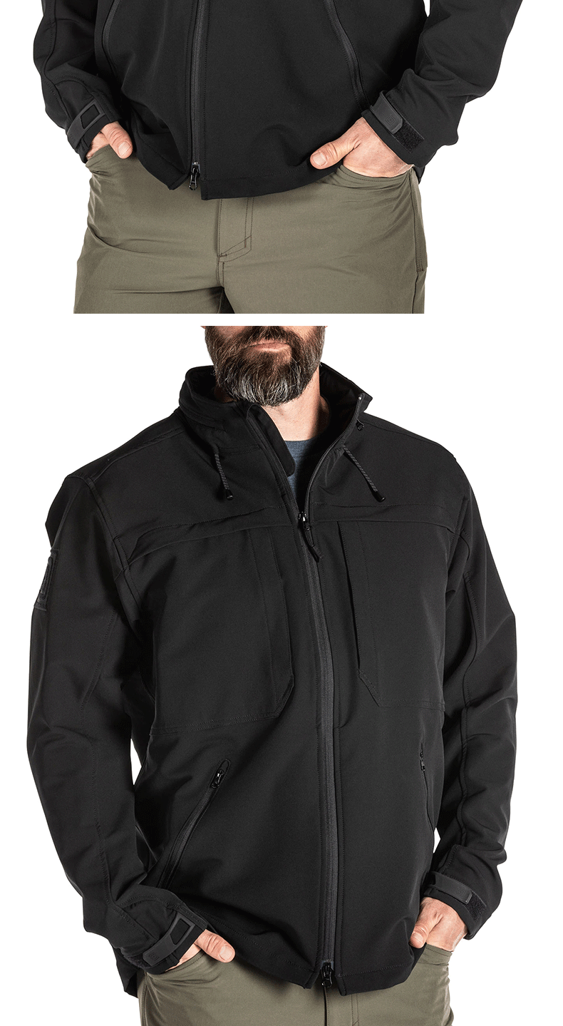 美国511新品户外战术防泼水夹克通勤511军迷立领多口袋外套78023深