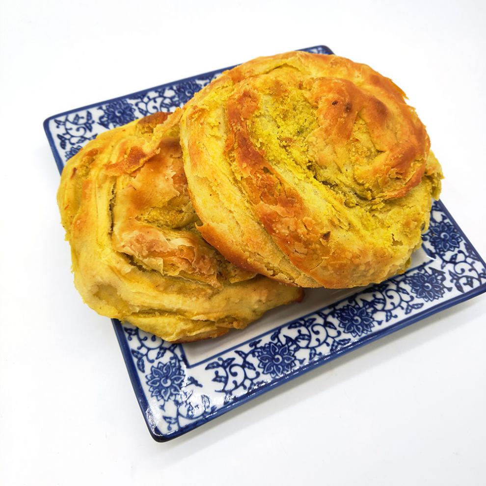 临夏锅盔清真苦豆馍馍甘肃特产兰州临洮真空香豆馍馍大1个装苦豆锅盔