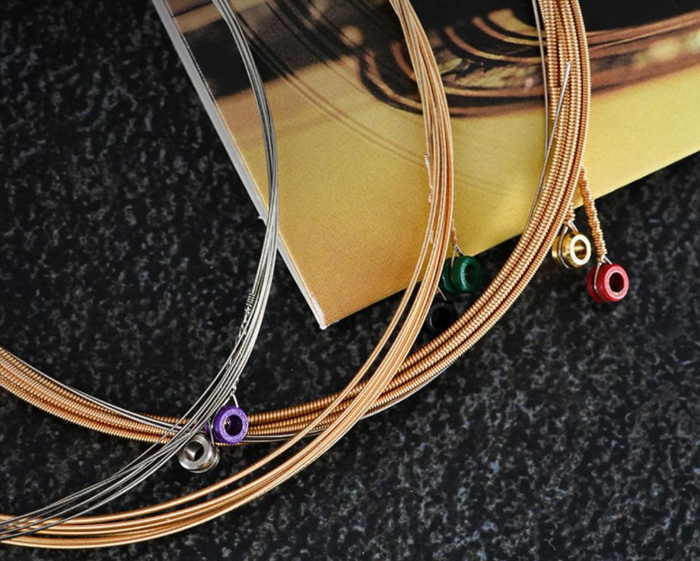 民谣吉他弦达达里奥琴弦ej16exp16琴弦1套吉他换弦木吉他弦线全套 ez