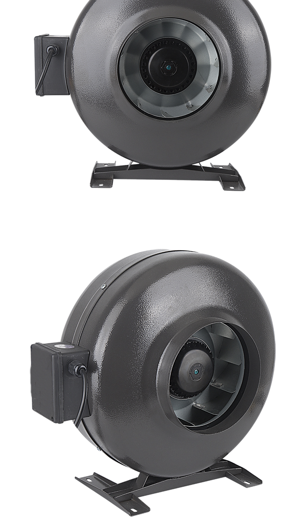 欧芬琦oufenqi涡轮增压4寸抽风机艾灸管道强力排气扇ktv换风机厨房