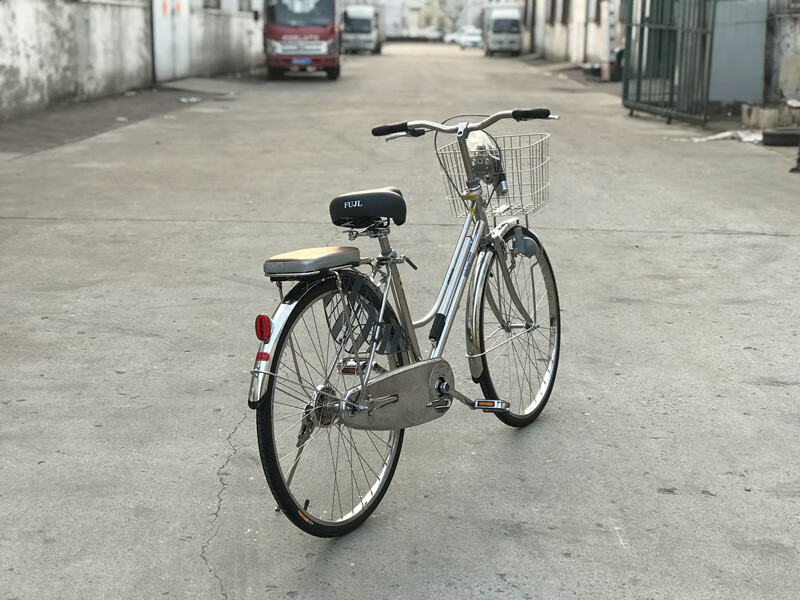 老式自行车自行车内变速三速不锈钢老式复古车26寸24寸轻便通勤带灯