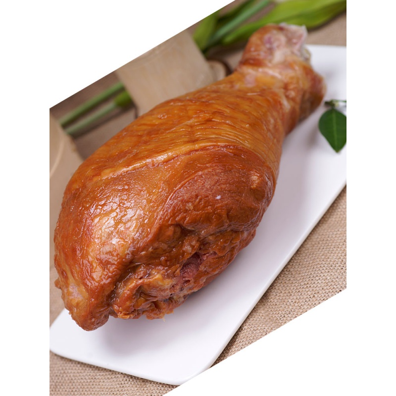 圣诞节大火鸡腿琵琶腿熟食1000g单只西餐咖啡厅火鸡肉熟食1400g单只