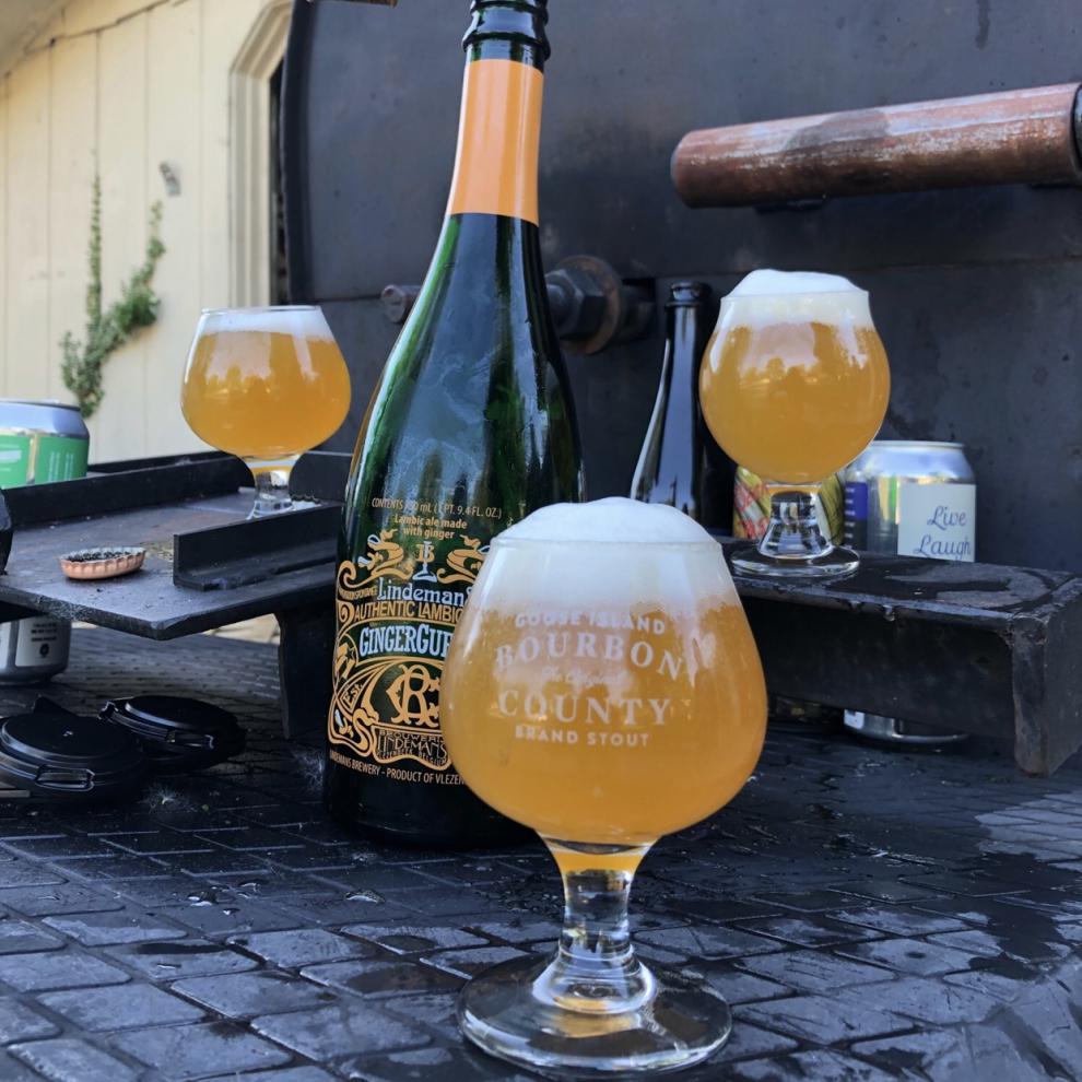 欧华精酿 林德曼 姜汁贵兹兰比克啤酒750ml 比利时进口