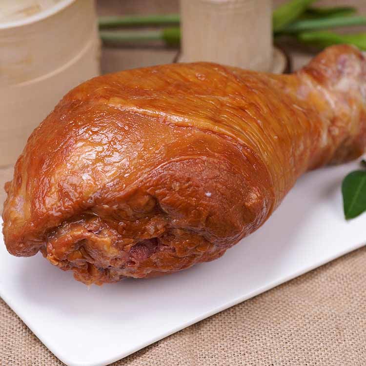 2只超大1100g火鸡腿熟食即食大火鸡腿熏味西餐年货1只500g 超大1只装