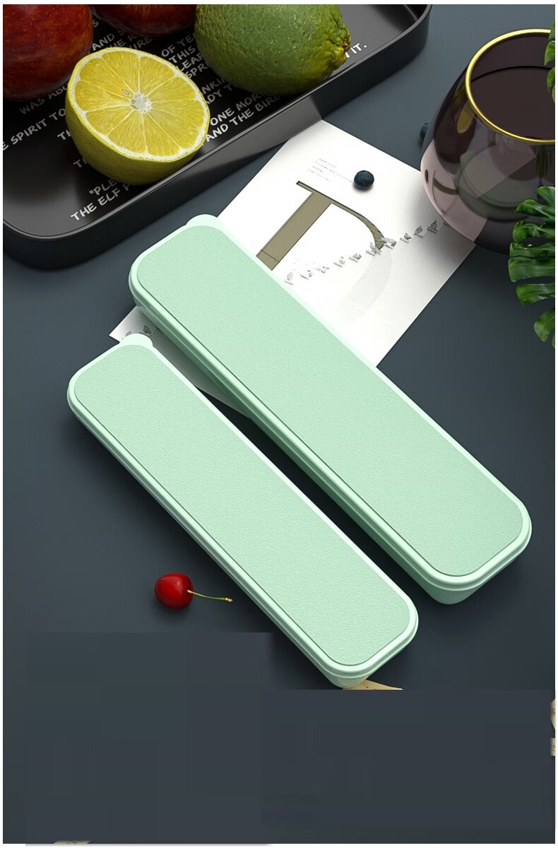 餐具盒空盒 装筷子的收纳盒便携餐具空盒大号儿童放餐具盒子装筷子盒