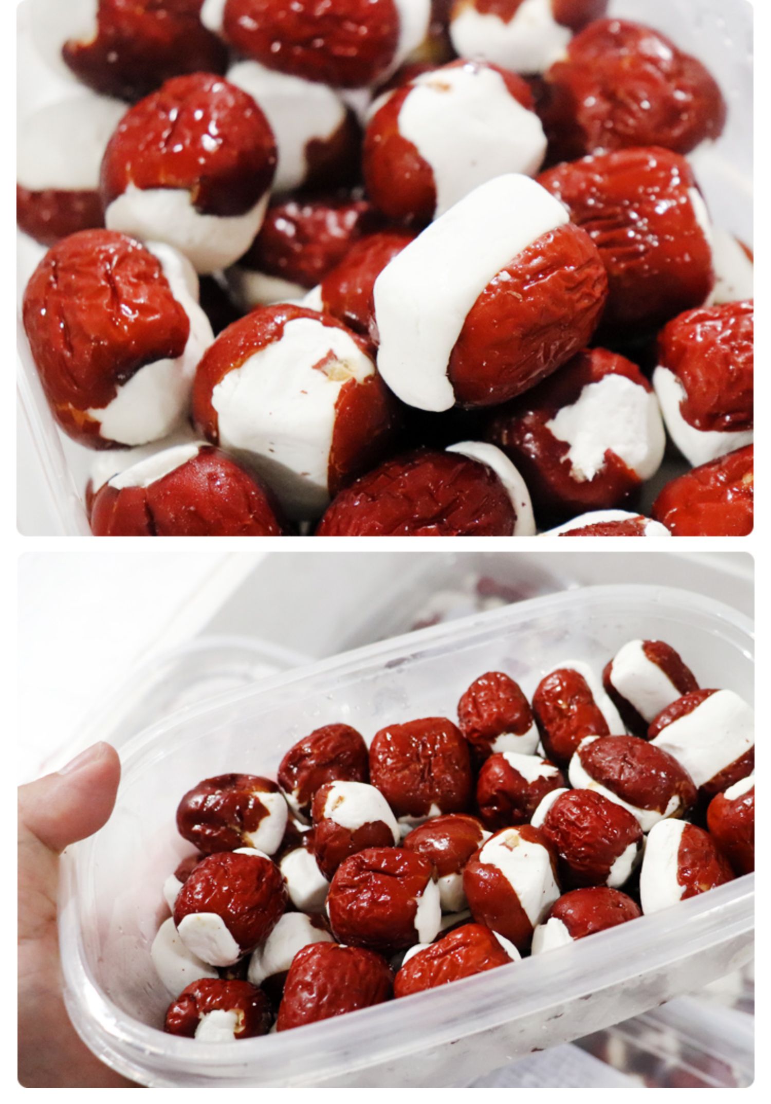 心太软500g酒店家宴农家特产手工糯米红枣夹心零食甜品糯米糕点心桂花