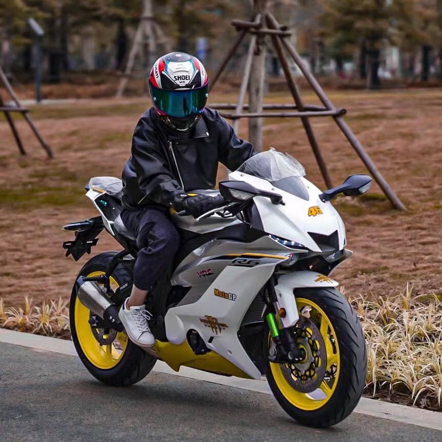 华鹰500大牛摩托车跑车国产r6公路趴赛重型机车双缸水冷车可上牌华鹰