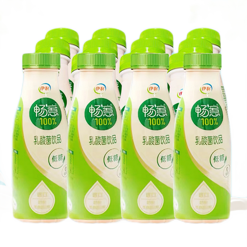 7月新日期伊利畅意乳酸菌饮品原味0脂肪酸奶原味320mlx12瓶