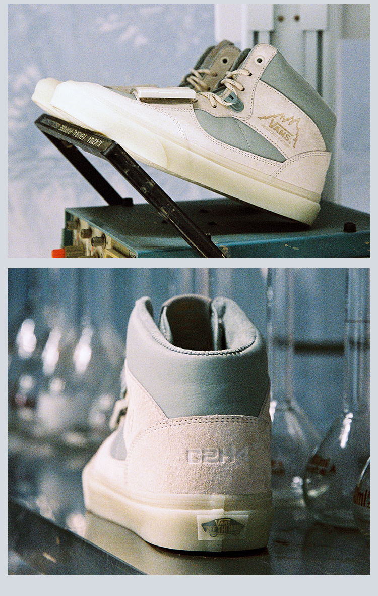 vans旗舰官方 c2h4联名山系风小白鞋男女登山鞋板鞋运动鞋 浅灰色 41