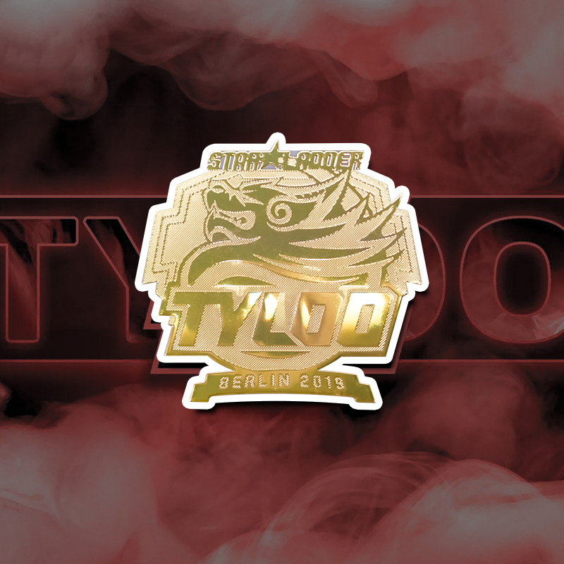 可狄(kedi) 全息csgo周边贴纸 csgo贴纸金贴csgo印花集周边泰坦实物