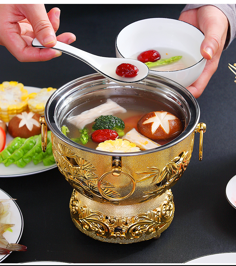 酒精炉小火锅不锈钢老式酒精炉固液体单人户外宿舍家用火锅专用锅