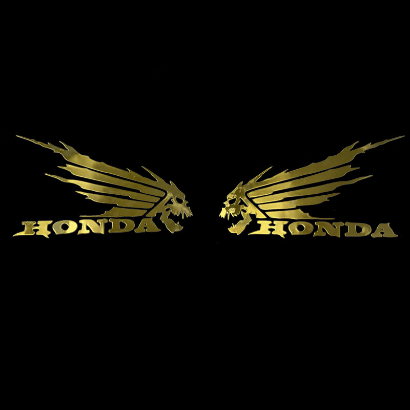 适用本田摩托车贴纸防水反光honda翅膀cb400f cbf190tr nx a款小号