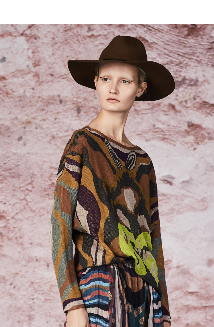 donoratico达衣岩2021年秋针织衫秘密的花园之三圣地紫s