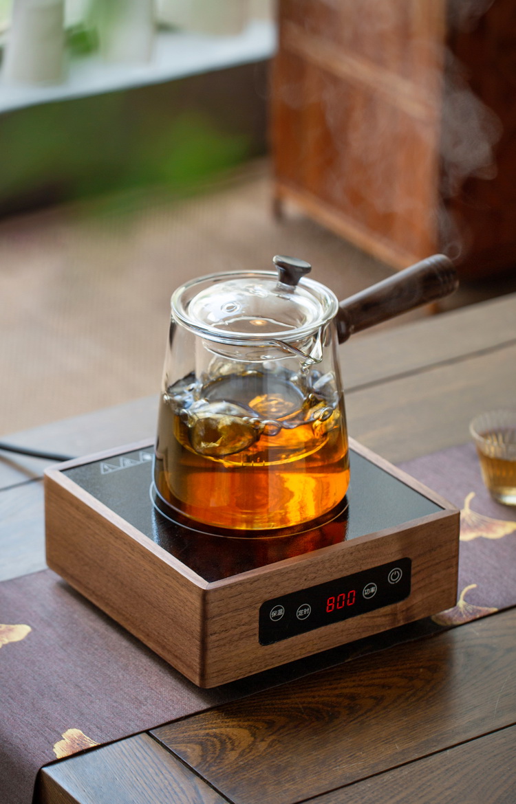 一品工坊玻璃煮茶壶泡茶烧水加热专用耐高温烧水壶大容量电陶炉煮茶器