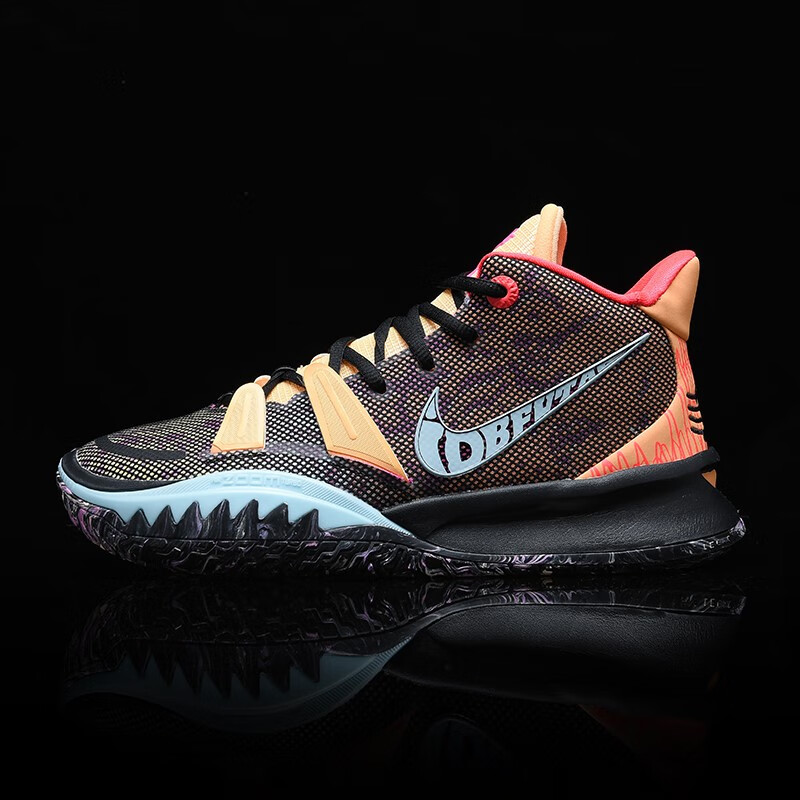 中国年鸳鸯6气垫缓震实战篮球男女鞋莆田5笑脸4 孔雀蓝 欧文8紫色迷彩