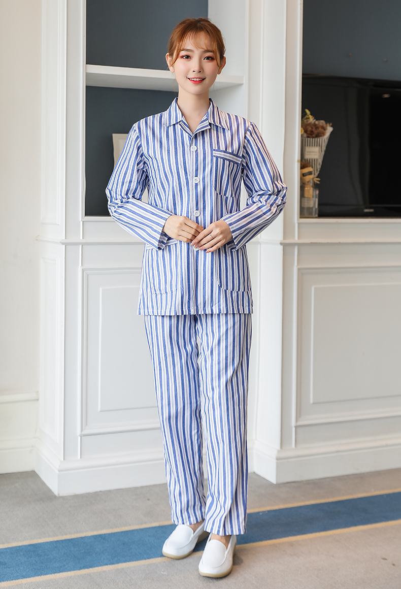 【标致性条纹】精神病衣服病号服病人服装医院患者服分体病员服睡衣男