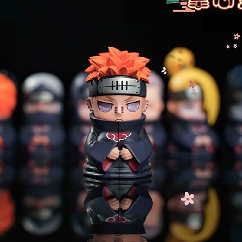 q版火影忍者晓组织手办玩偶模型公仔摆件动漫周边绝高97cm