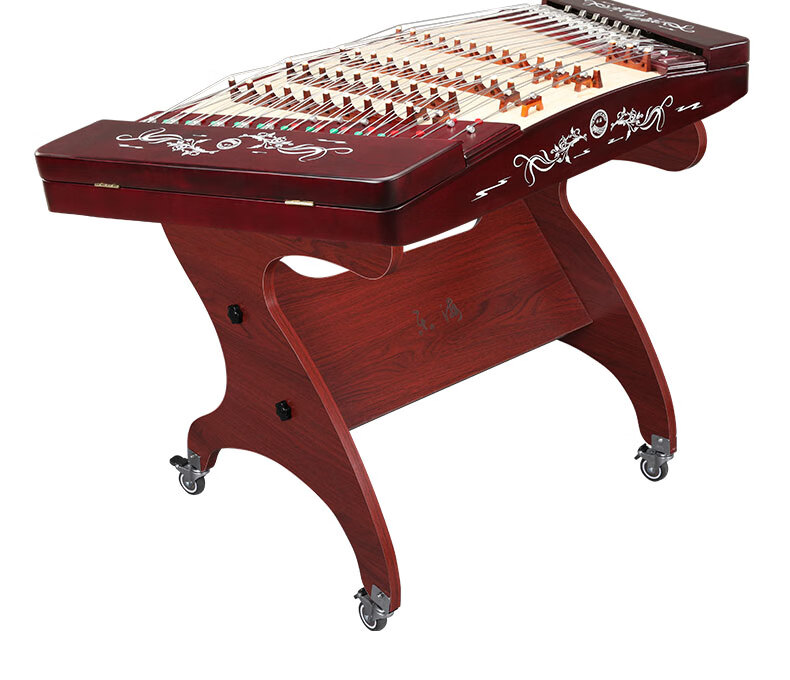 品质好物专业402扬琴乐器色木大果紫檀木红花梨木飞花素面杨琴洋琴dl