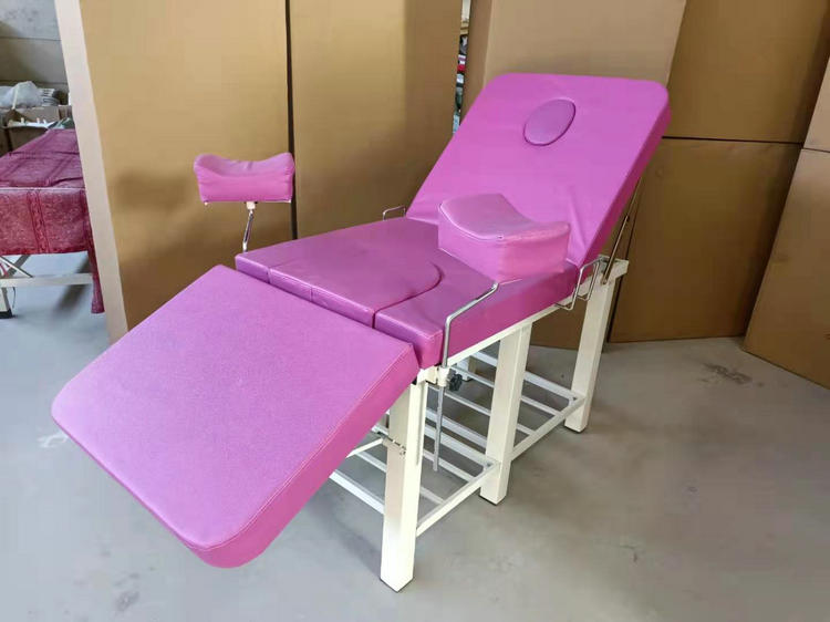 妇科检查床冲洗床私密检查床妇科产床妇检床妇科诊疗床手术产床浅粉四