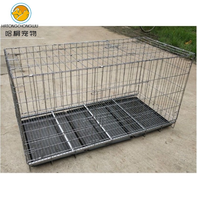 狗笼子小型犬中型犬大型犬加粗折叠角铁加固宠物铁笼子兔子鸡笼子家用
