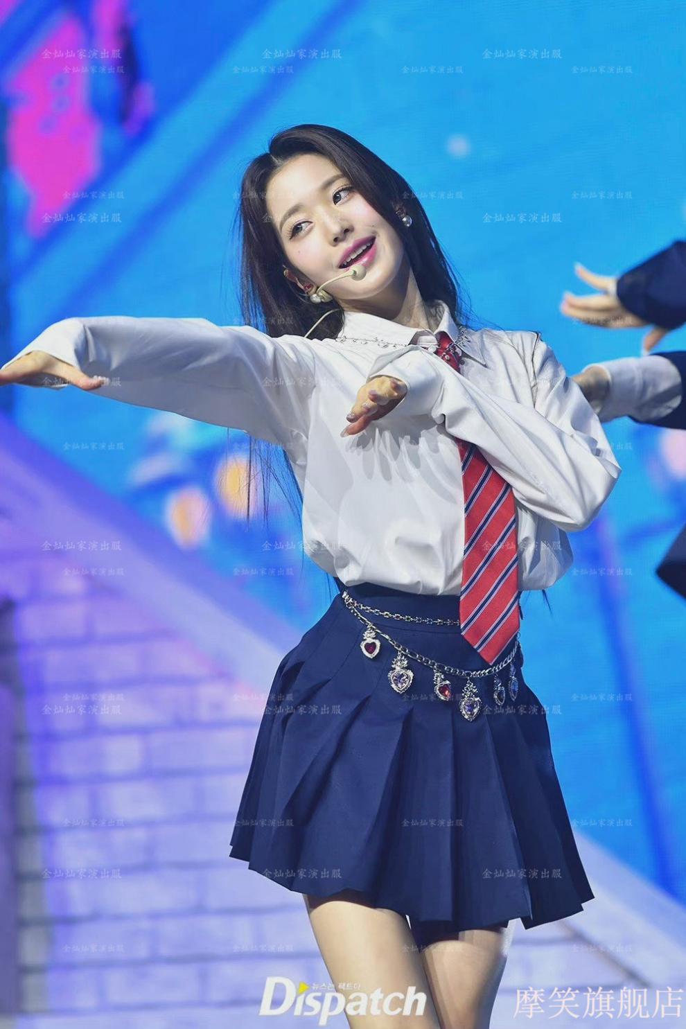 ive同款打歌服韩国女团爵士舞韩舞班服运动会表演出服套装学院风 款式