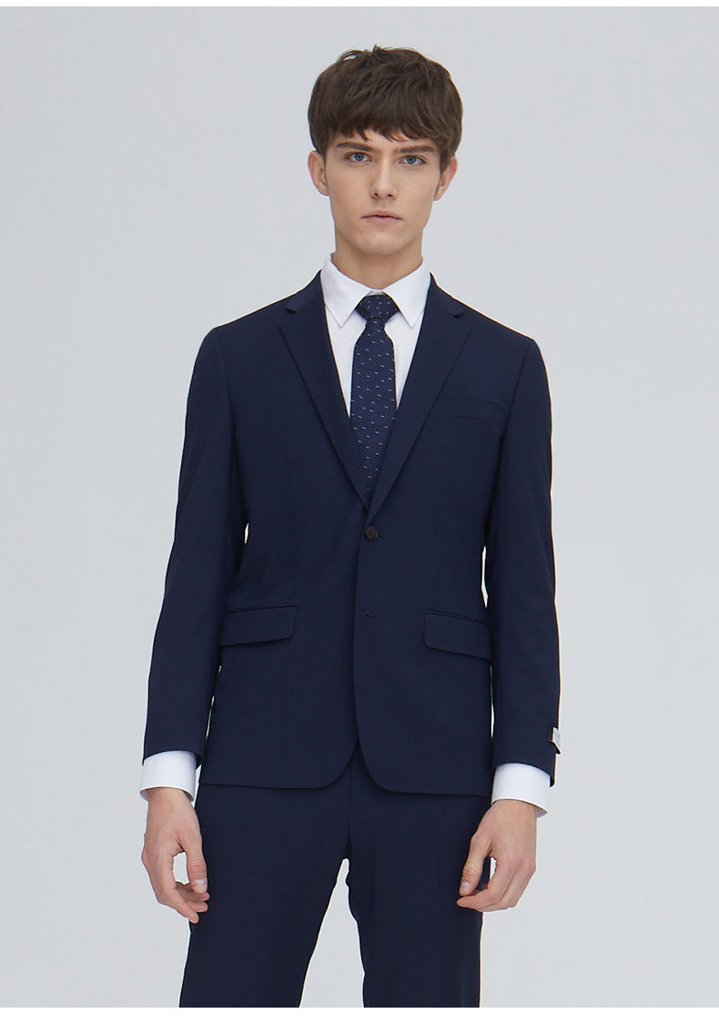 ziozia秋季新款韩版休闲时尚潮流商务宴会正装西服jzz3sb1501黑90xs