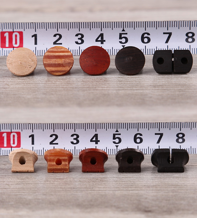 二胡琴码二胡配件码子老松节/乌木/紫檀/色木二胡码 紫檀琴码5个