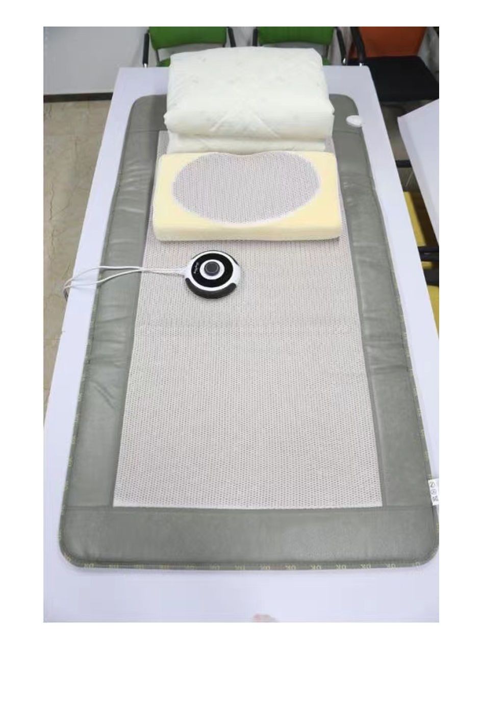 炎帝碧玺热疗床垫3d谱频养生理疗养颜祛湿可折叠套装 (银色) 1.