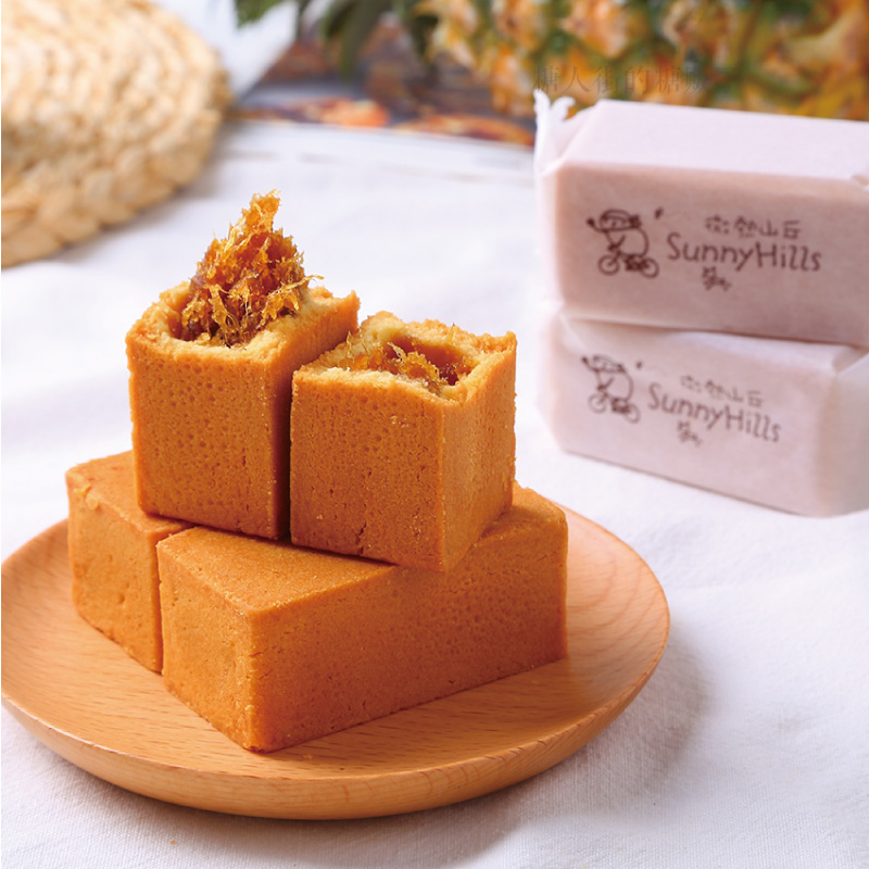 台湾特产 进口食品 微热山丘土凤梨酥50g*6入/10入/16入装 网红零食