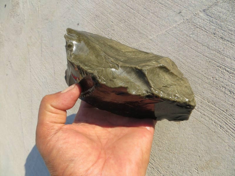 天然金曜石原石毛料 金色石雕刻料标本石能量石风水摆件 800克左右1-2