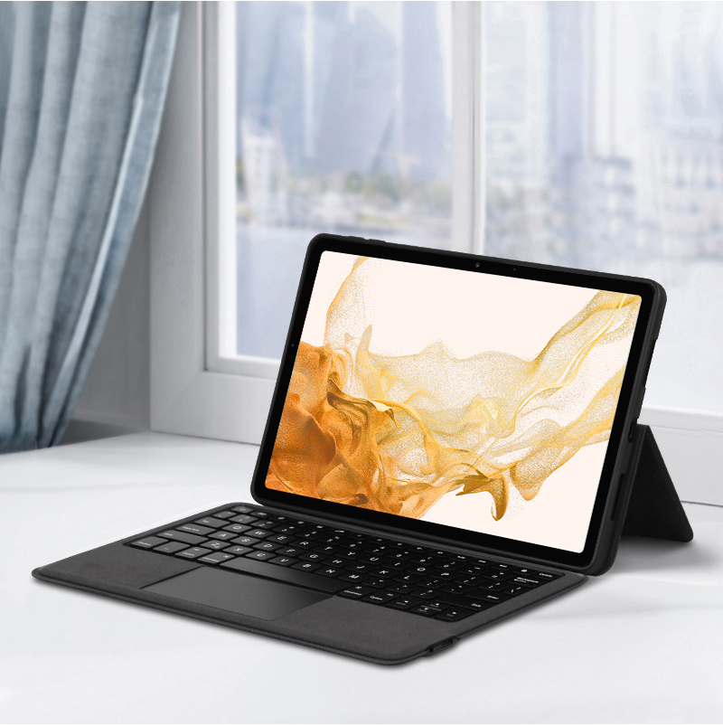 久宇 三星galaxy tab s8蓝牙键盘11英寸保护套一体式a8无线触控键盘s7