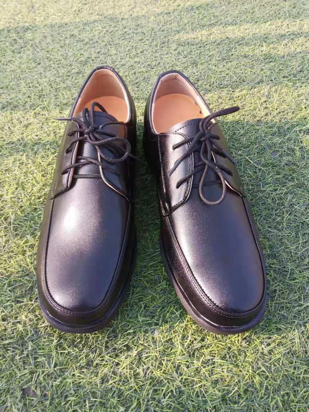 保安皮鞋男女款正装公安皮鞋公务办公室保安执勤低帮商务休闲皮鞋