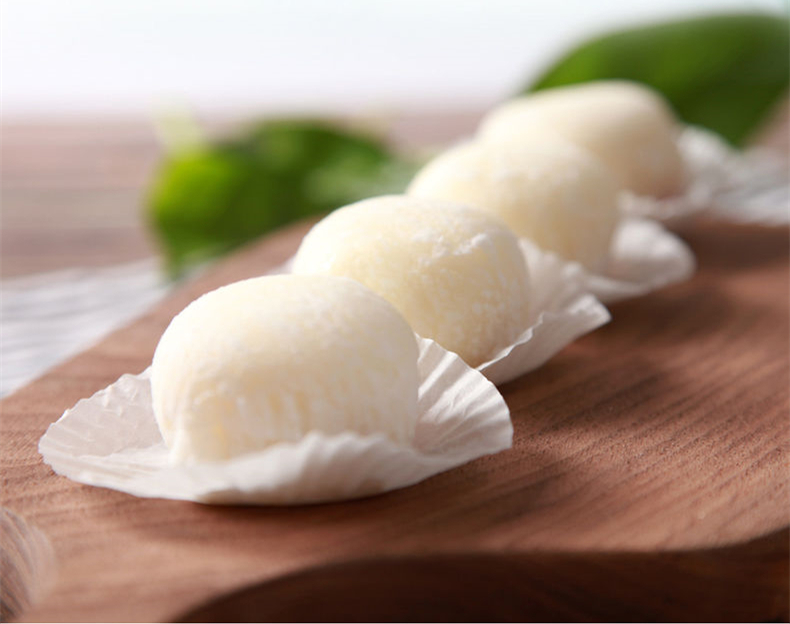 网红手工雪媚娘草莓大福白胖子零食早餐点心榴莲奶油8