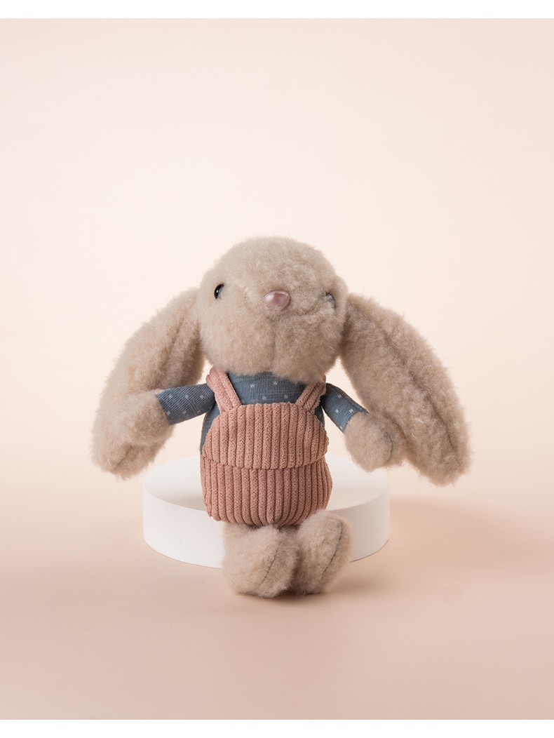 迪士尼disney长耳兔毛绒公仔钥匙扣挂件创意个性汽车链匙圈环网红ins