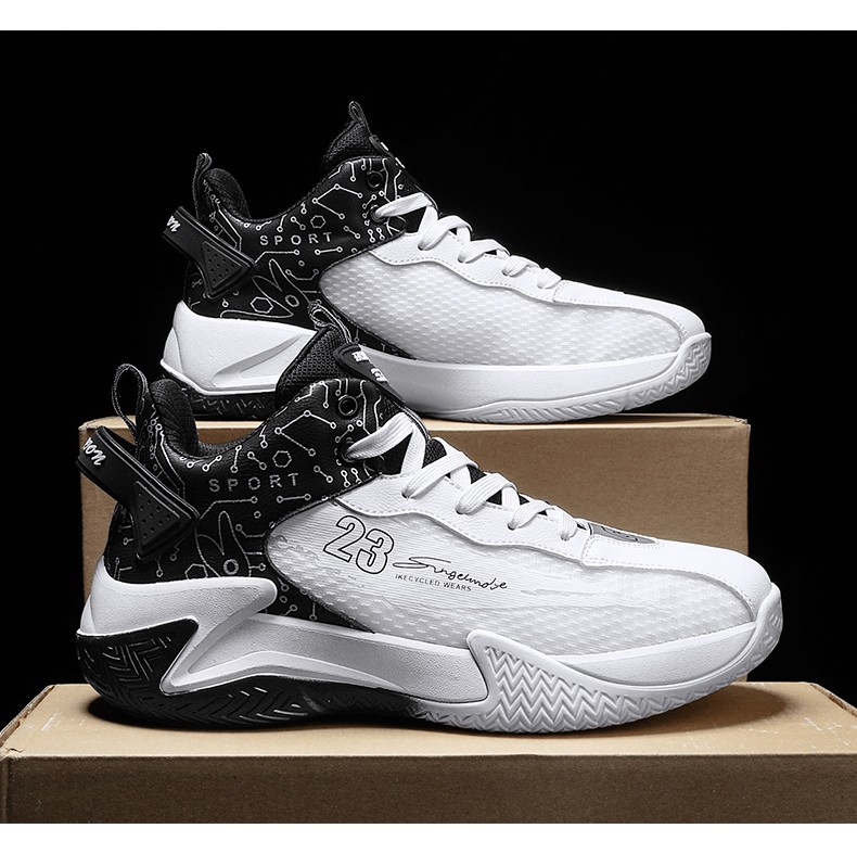 新同款78魅影篮球鞋男鞋低帮实战球鞋学生鞋子网面透气运动鞋男士aj