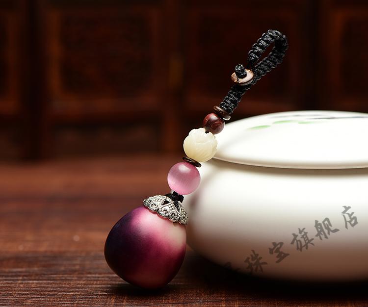 去寻佛心果菩提子钥匙扣金包玉汽车钥匙挂件挂饰吊坠释迦彩色金玉满堂