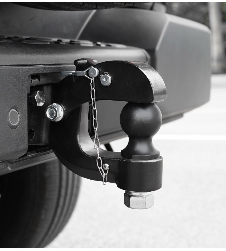 21款坦克300专用拖车钩改装越野魏派不锈钢后杠拖挂流氓勾配件外饰