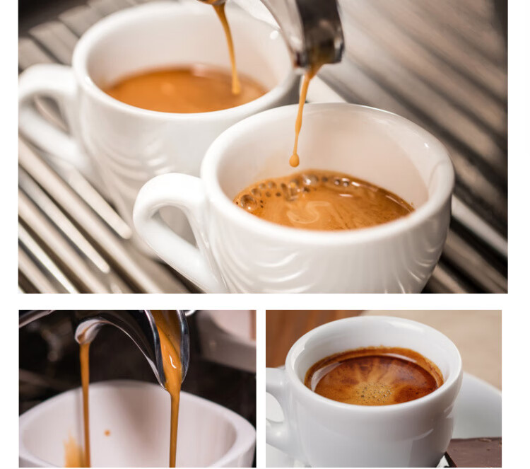 香醇意式精品咖啡豆深度烘焙拼配特浓美式黑咖啡 500g 中偏粗【图片