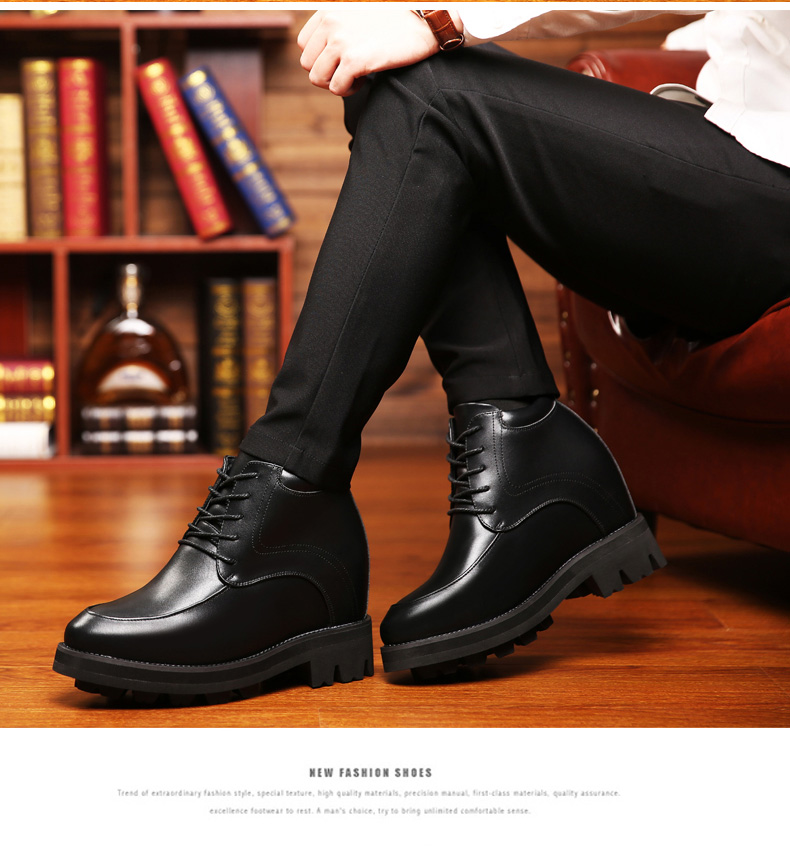 偷偷高特高超高男士增高鞋男15cm16cm内增高男鞋15厘米16厘米皮鞋14
