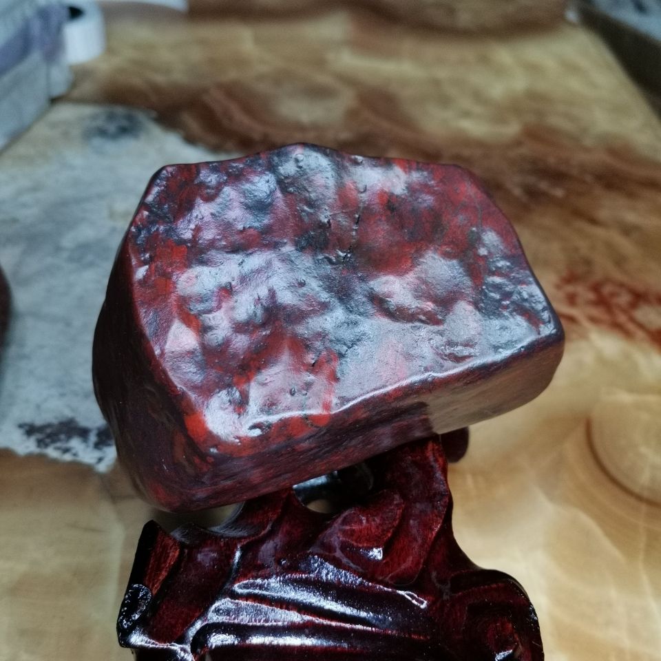 火星伊丁陨石原石摆件天红伊丁宇宙天外来客火流星陨石原石sn7277 145