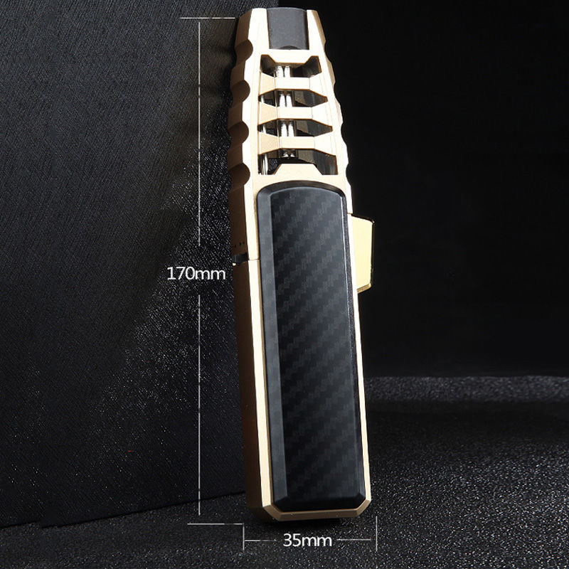 jd精选防风猛火打火机焊枪直充充气创意个性潮喷火枪烘培高温蓝焰点火